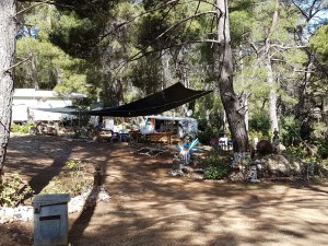 Einkehrmöglichkeit am Rand der Bucht